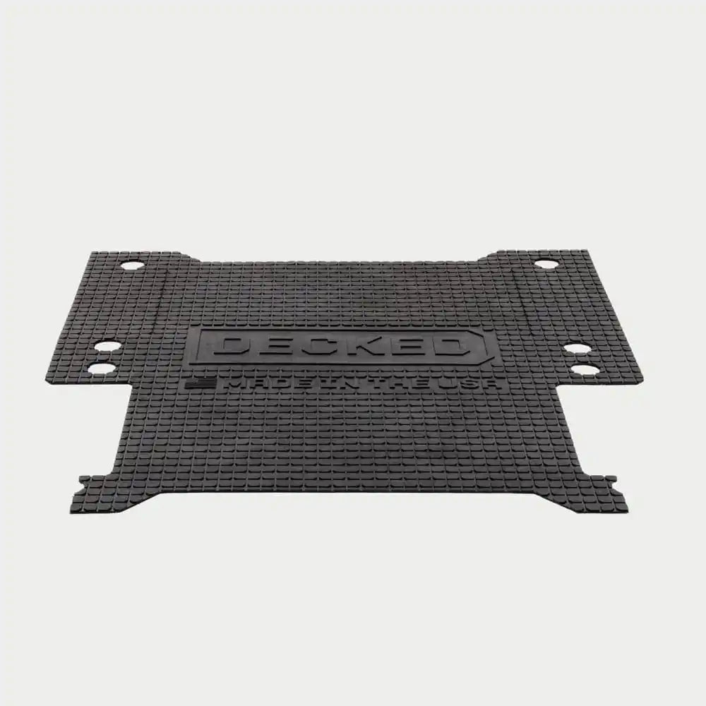 Decked A0077-BMYL-BLK Tool Box Mat 57 To 74-1/2 Inch Length x 53.7 To 63-1/2 Inch Wi