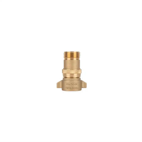 Camco 40055 Fresh Water Pressure Regulator Brass Preset Pressure Range of 40-50 PSI Without Gauge Single