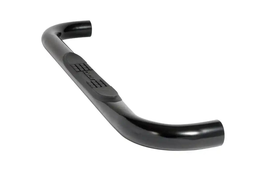 Dee Zee DZ370391 Nerf Bar With Step Pads 3 Inch Round Bent Powder Coated Black S