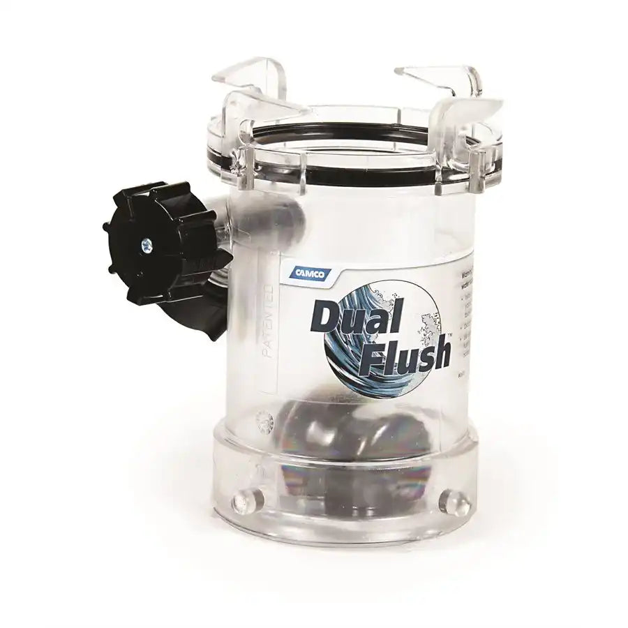 Camco 39072 Sewer Hose Reverse Flush Valve Dual Flush ™ Use To Fill/ Rinse and Remove Residue From Black or Gray Water Holding Tanks