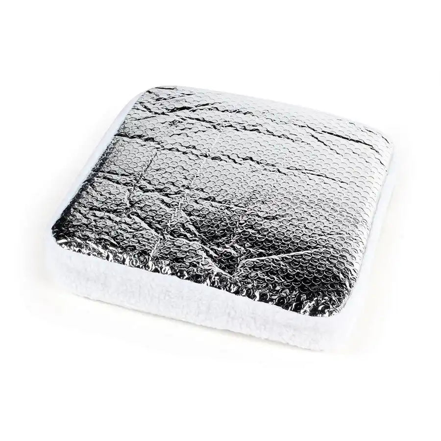 Camco 45192 Roof Vent Insulation For 14 Inch x 14 Inch Vents 3 Inch Foam With Reflective Backing With Removable Cover