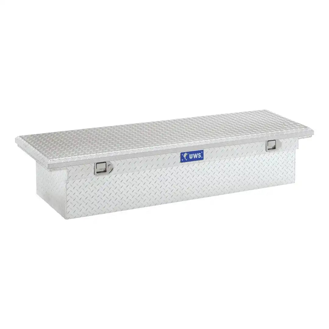UWS TBS-63-LP Tool Box Crossover Low Profile Single Lid Diamond Tread Bright Alu