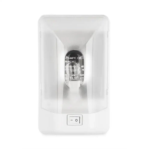 Camco 41330 Dome Light Single Dome Replacement Clear Lens Incandescent Clear Bulb