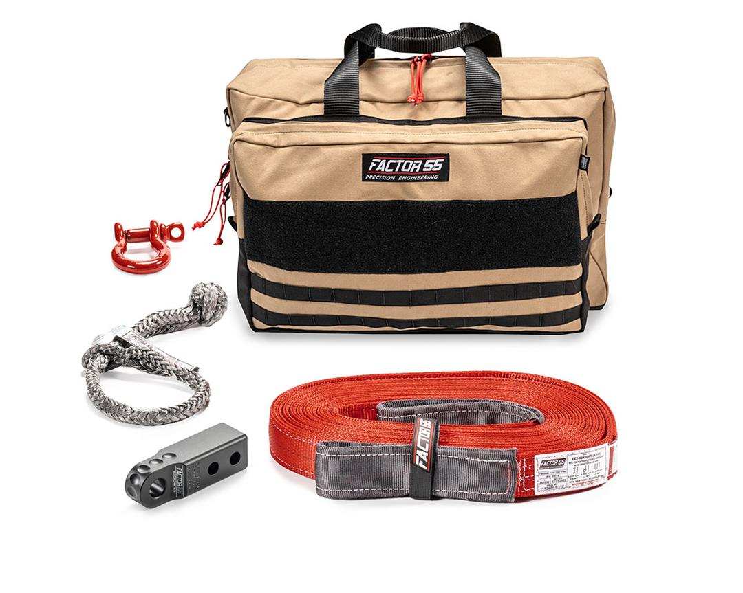 Factor 55 00485-04-LARGE Vehicle Recovery Kit Owyhee Includes 1 Black HitchLink 2.0
