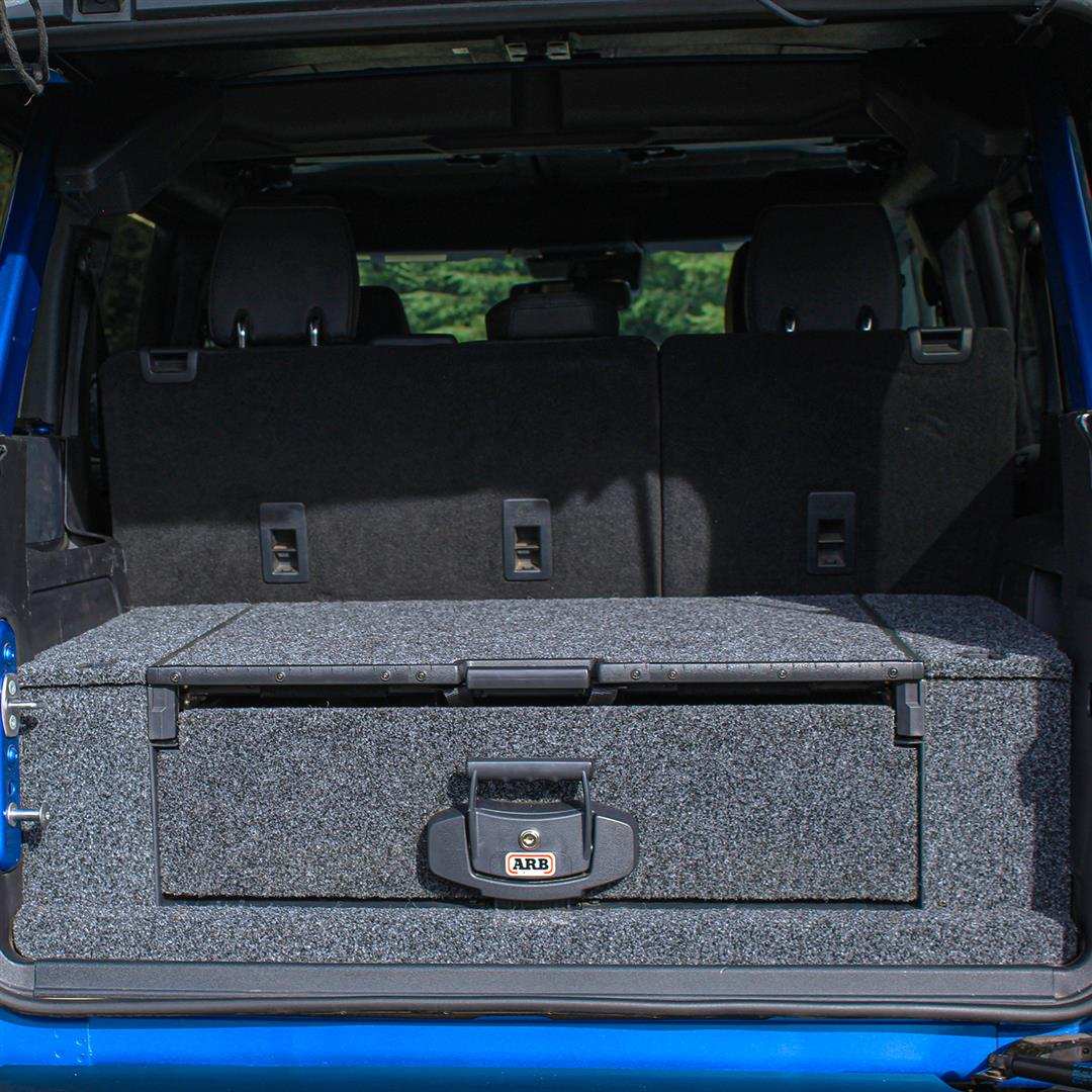 ARB RDK5400010 Cargo Slide Direct Fit Plywood Lined With Carpeting With Top Slidin