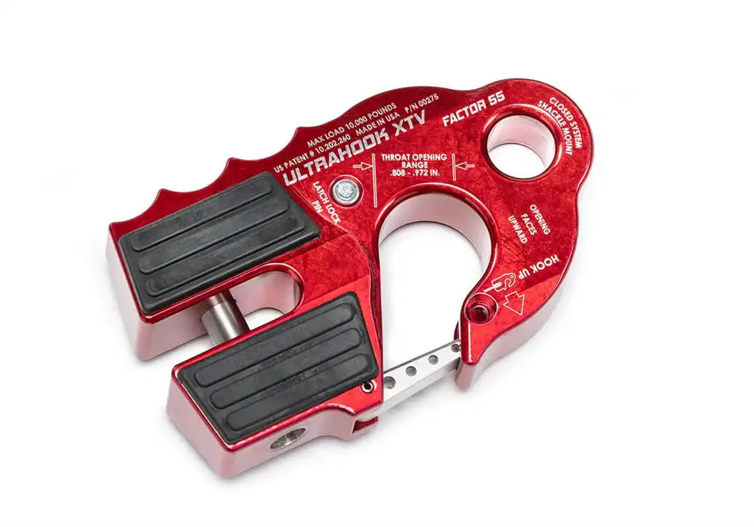 Factor 55 00275-01 Winch Clevis Hook UltraHook XTV For Use Wich Wiches Rated 4500 P