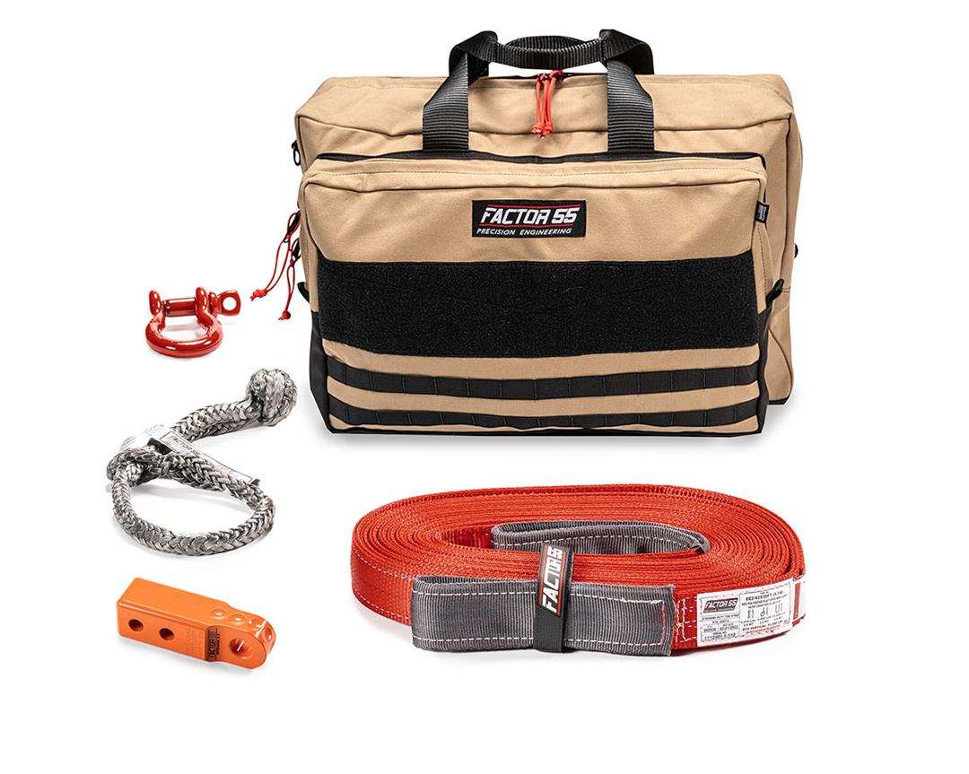 Factor 55 00485-07-LARGE Vehicle Recovery Kit Owyhee Includes 1 Orange HitchLink 2.