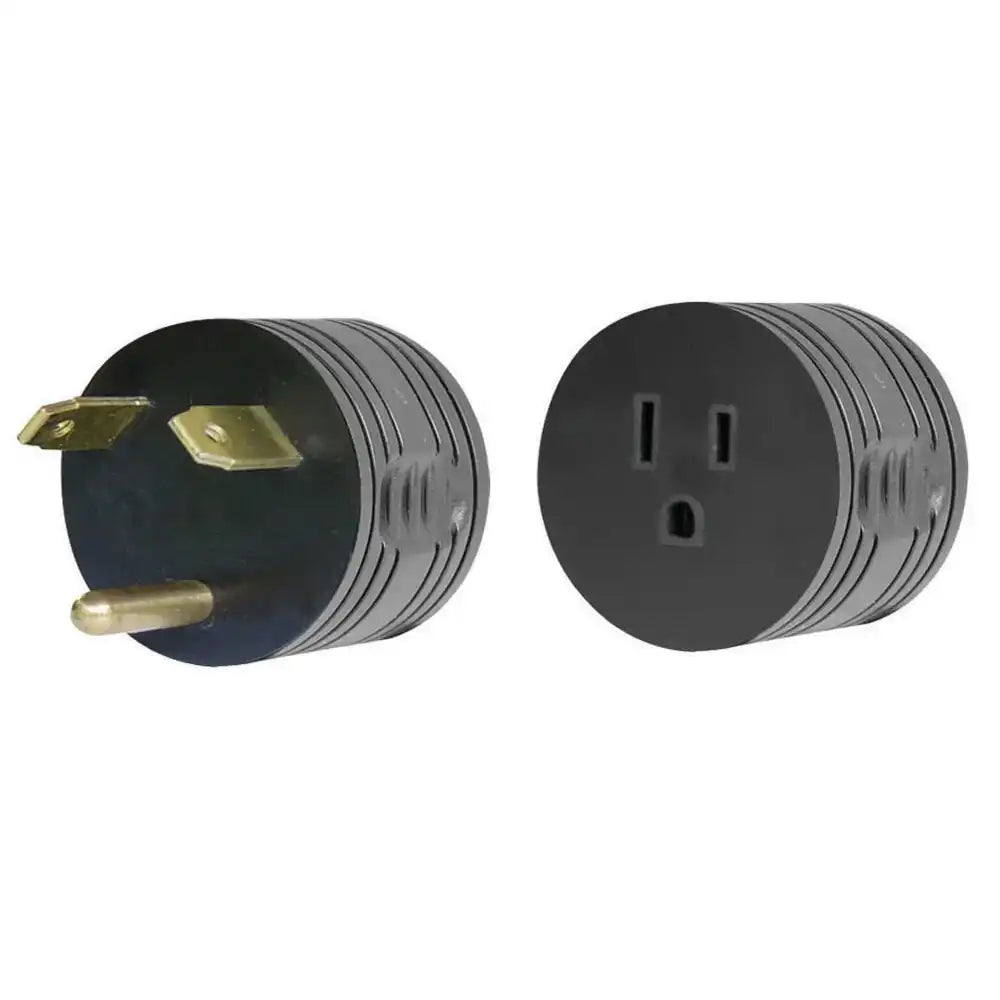 AP Products 16-00501 Power Cord Adapter For Connecting RV Power Inlet To Standard Po