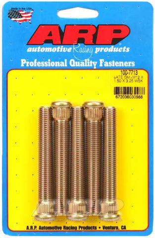 ARP Auto Racing 100-7713 Wheel Stud 12 Millimeter x 1.5 Inch Thread Size 3.250 Inch