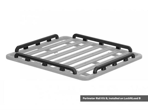 Yakima 8005059 Roof Rack Platform Rails LockNLoad For Yakima T-Slot Platforms Blac
