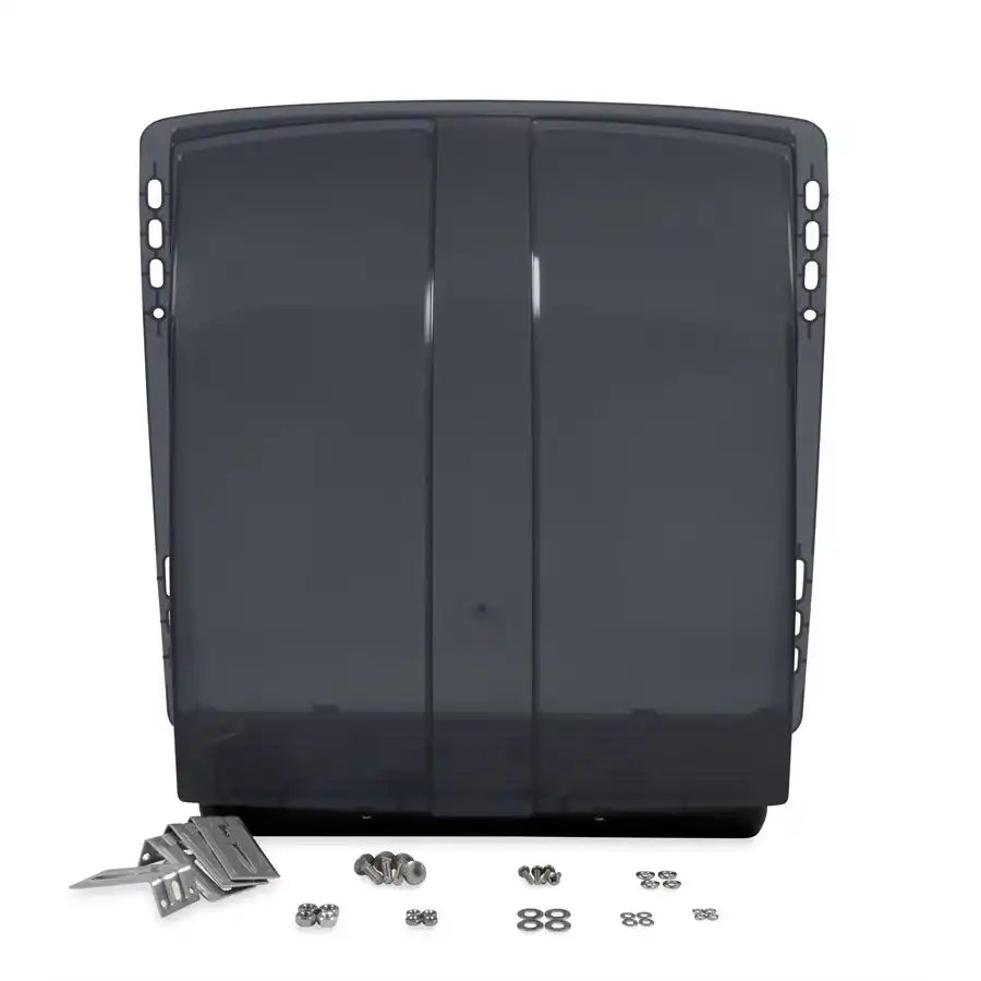 Camco 40453 Roof Vent Cover Exterior Mount Dome Type Ventilation Vented On One Sides For 14 Inch x 14 Inch Vents