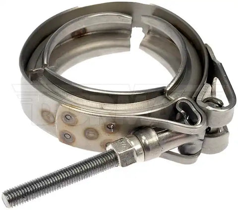 Dorman 667-716 Exhaust Clamp OE Solutions ™ OE Replacement V-Band Clamp 1.8 Inch Outside Diameter 3 Inch Pipe Diameter Regular With Flange Aluminum Single