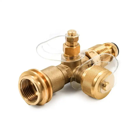 Camco 59123 Propane Supply Splitter Allows Connection of Additional Appliances