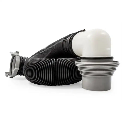 Camco 39551 Sewer Hose Easy Slip ™ 10 Foot Length HTS ™ Vinyl Black Hose