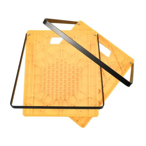 Camco 44543 Trailer Stabilizer Jack Stand Pad Use To Stabilize Jack Foot and Keep It From Sinking Interlocking Design 14 Inch x 11.7 Inch Polypropylene
