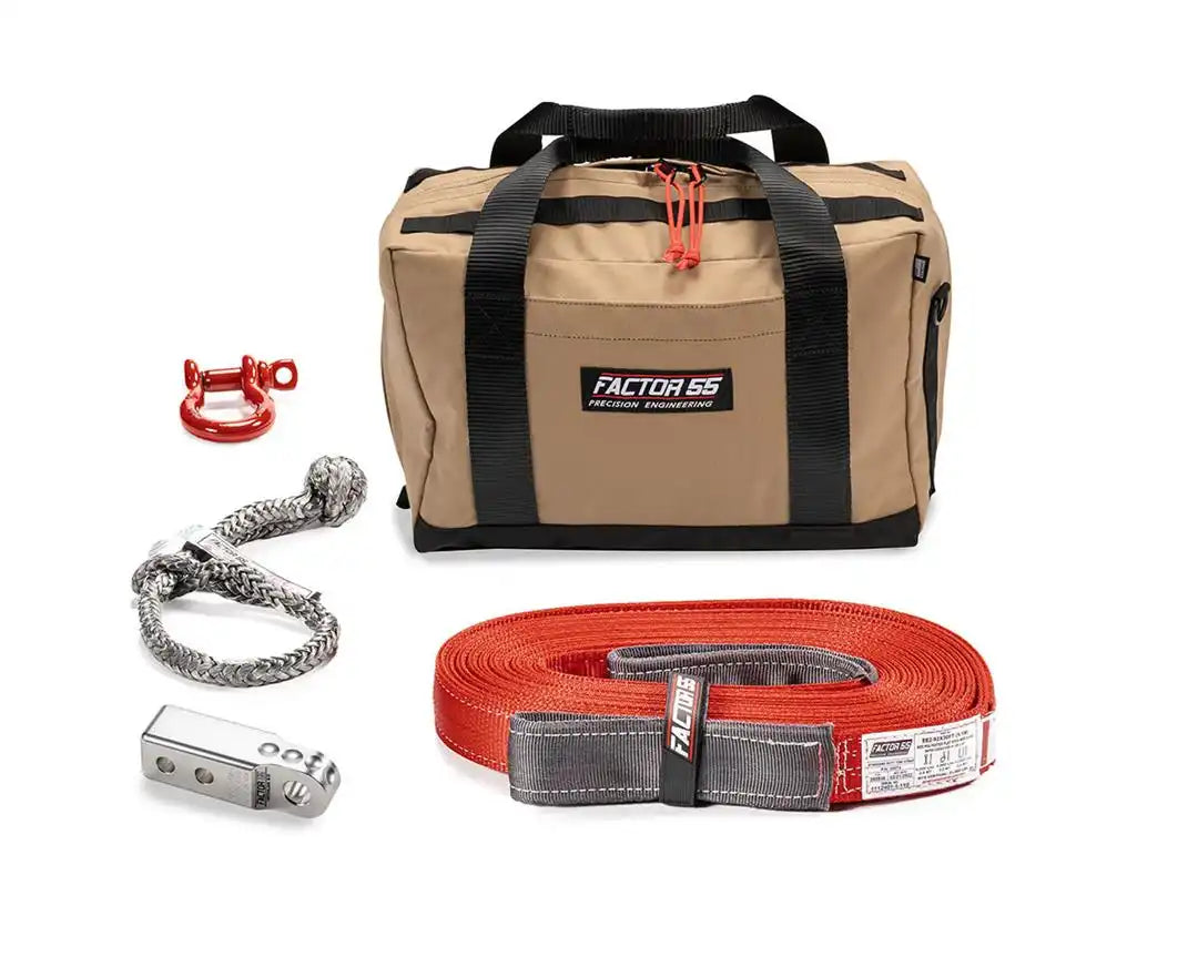 Factor 55 00485-05-MEDIUM Vehicle Recovery Kit Owyhee Includes 1 Silver HitchLink 2