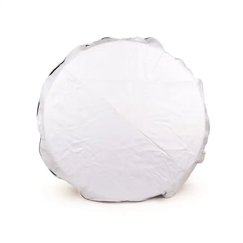 Camco 45348 Spare Tire Cover Fits 24 Inch Diameter Tires Solid Arctic White Vinyl