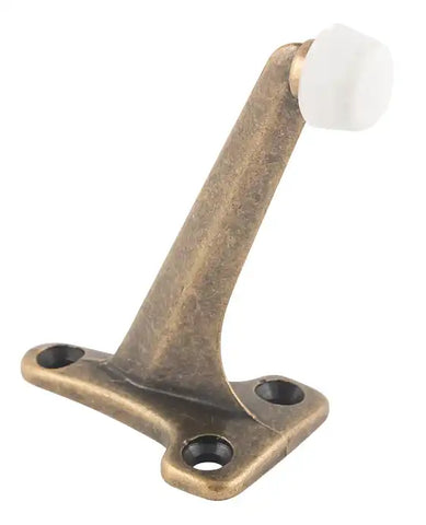 AP Products 013-193-AB Door Stop Used To Hold Door Open Mounts To Floor Antique Br