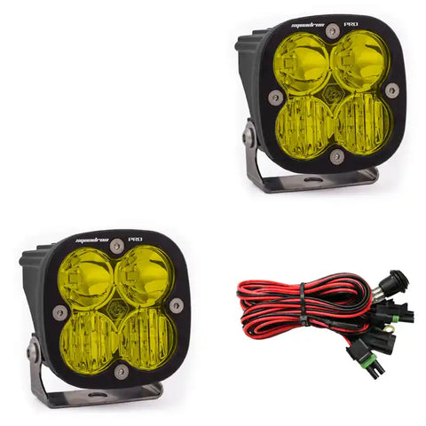 Baja Design 497813 Driving/ Fog Light Squadron Pro LED Bulb 4 Cree LED 3 Inch Squ