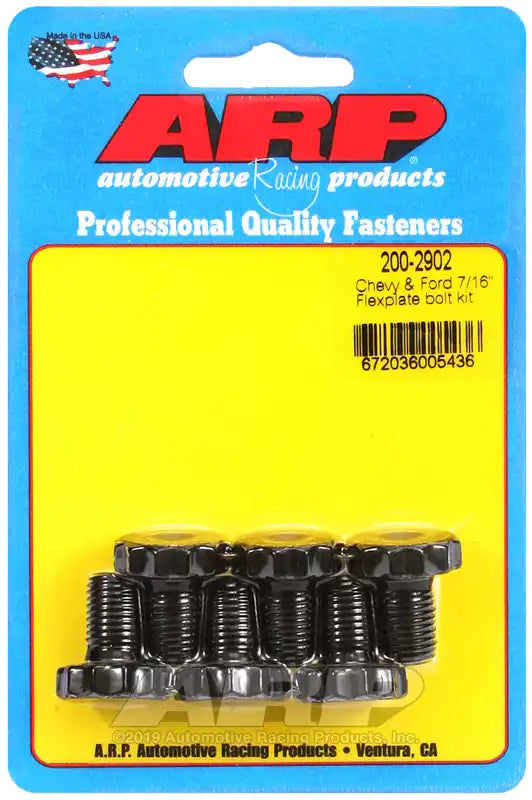 ARP Auto Racing 200-2902 Auto Trans Flexplate Bolt For Use With 90 Degree V6 Chevy/ 