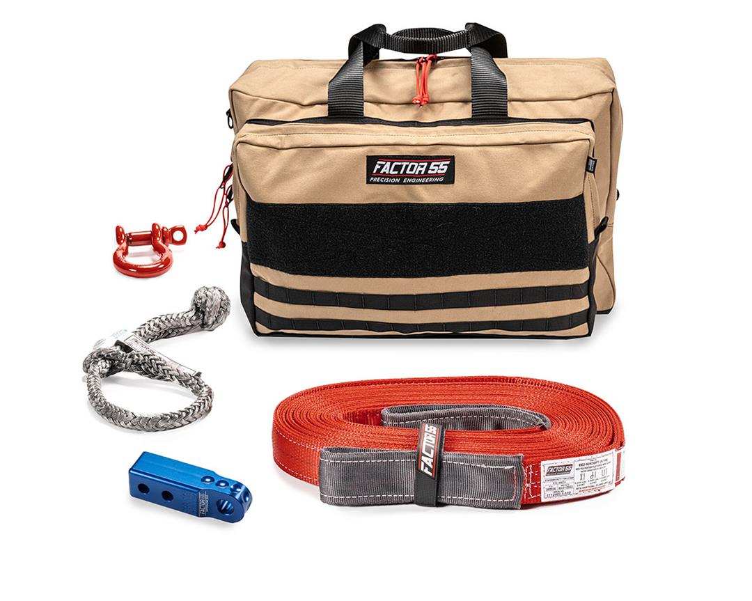 Factor 55 00485-02-LARGE Vehicle Recovery Kit Owyhee Includes 1 Blue HitchLink 2.0/