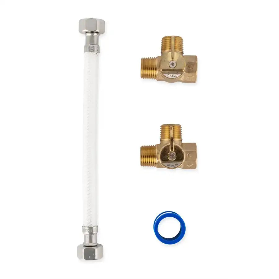 Camco 35953 Fresh Water By-Pass Water Heater Winterizing By-Pass Kit Reduces The Amount Of Antifreeze Needed To Winterize By Bypassing Water Heater
