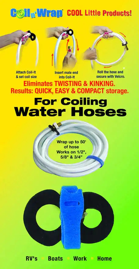 AP Products 006-1 Fresh Water Hose Strap Coil N Wrap  Used To Carry Hose Without T