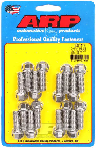 ARP Auto Racing 400-1112 Exhaust Header Bolt For Use With Chevy Big Block 3/8 - 16 