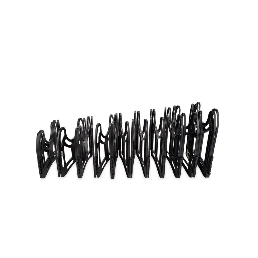 Camco 43031 Sewer Hose Support Sidewinder Holds 10 Foot Hose Collapsible For Storage Deep Cradles Eliminate Need for Support Straps