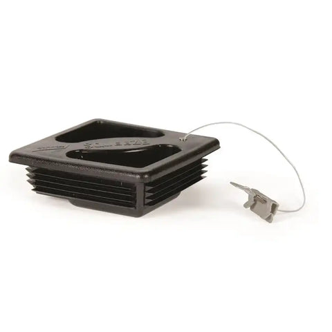 Camco 40324 Sewer Hose Storage Carrier Cap Use With 4 Inch Square Sewer Hose Bumper Black Polyethylene Single