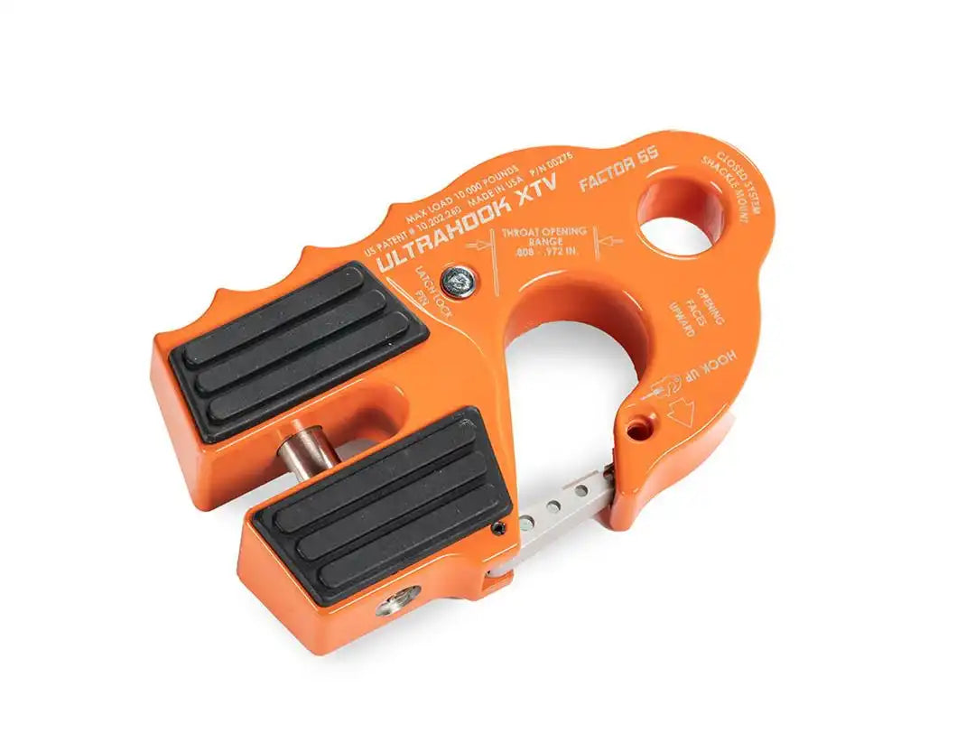 Factor 55 00275-07 Winch Clevis Hook Ultra Hook For Use Wich Wiches Rated 4500 Poun