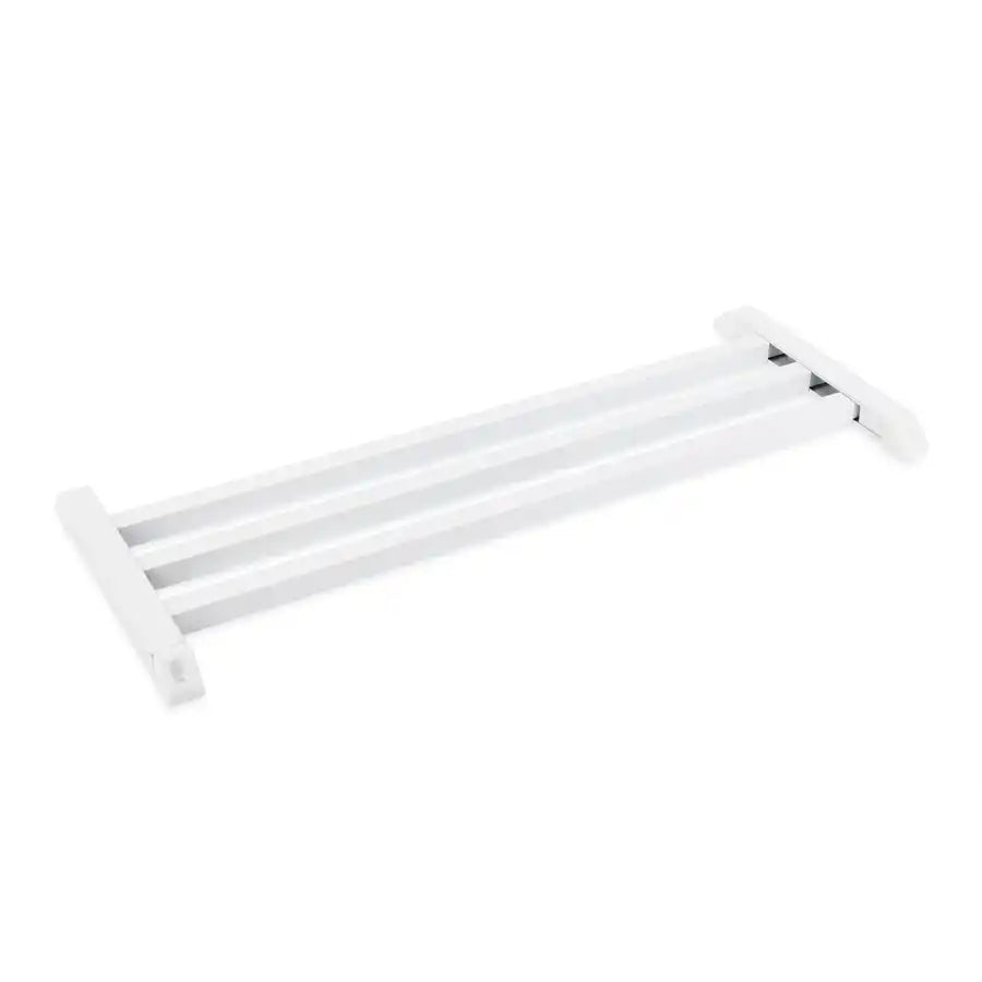 Camco 43977 Screen Door Push Bar Three Bar Style Adjustable From 20 Inch to 32 Inch White Aluminum