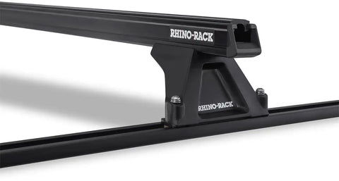 Rhino-Rack JA8758 Heavy Duty RLTF Trackmount Black 2 Bar Roof Rack