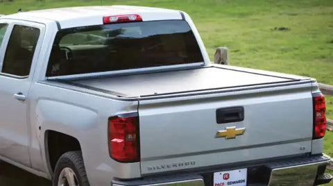 Pace Edwards JRHA17A43 - SwitchBlade Metal Tonneau Cover Kit Incl. Canister/Rails Retractable Black
