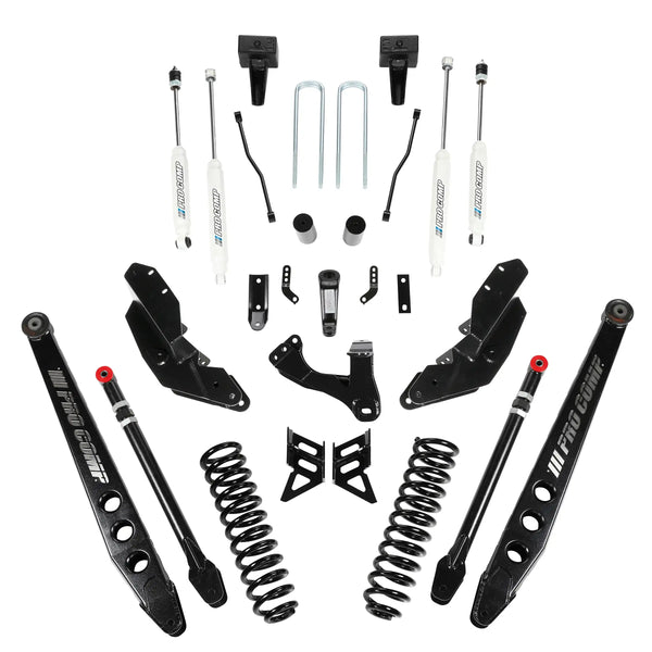 Pro Comp Suspension K4212B STAGE III 4-LINK 4 INCH SYSTEM WITH TWIN TU ...