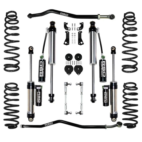 Raptor Series KJK2530 RSO Suspension - 2.5 Inch Stage 3.0 Lift Kit 07-18 Jeep Wrangler JK/JKU Height: 2.5in Position: Front And Rear