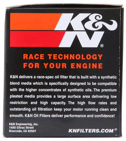 K&N KN-204-1 Oil Filter, PowerSports, Canster