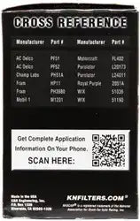K&N PS-2001 Oil Filter