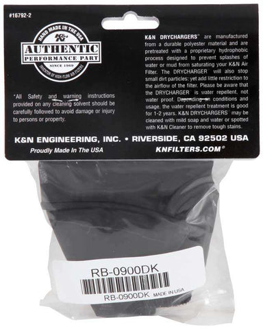 K&N RB-0900DK Air Filter Wrap