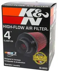K&N RE-0850 Universal Clamp-On Air Filter