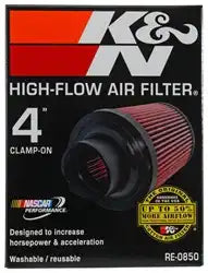 K&N RE-0850 Universal Clamp-On Air Filter