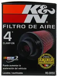 K&N RE-0850 Universal Clamp-On Air Filter