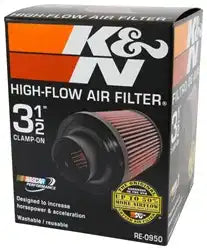 K&N RE-0950 Universal Clamp-On Air Filter