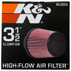 K&N RE-0950 Universal Clamp-On Air Filter