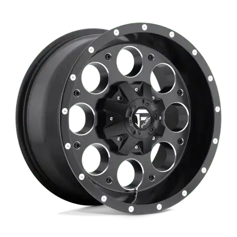 D525 16X8 BLANK MT-BLK-MIL 25MM (0-0)