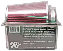 K&N RG-1001RD Universal Clamp-On Air Filter