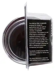 K&N RG-1002RD Universal Clamp-On Air Filter