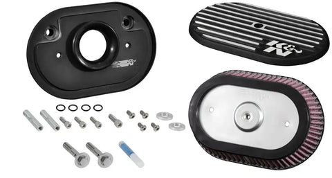 K&N RK-3952 Street Metal Intake System. Side Draft Touring