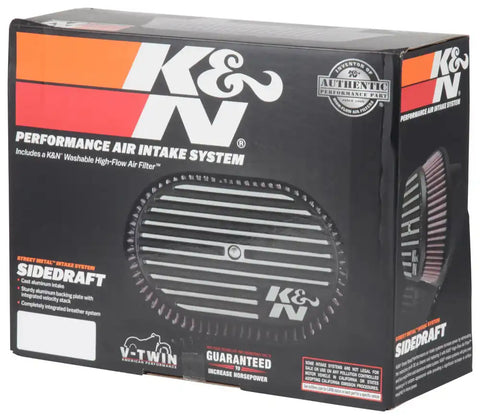 K&N RK-3953 Street Metal Intake System, Side Draft, Dyna/Softail