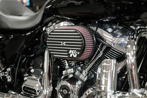 K&N RK-3953 Street Metal Intake System, Side Draft, Dyna/Softail